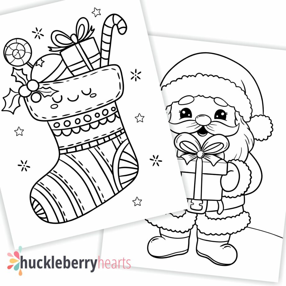 Christmas Coloring Book Pages for Kids